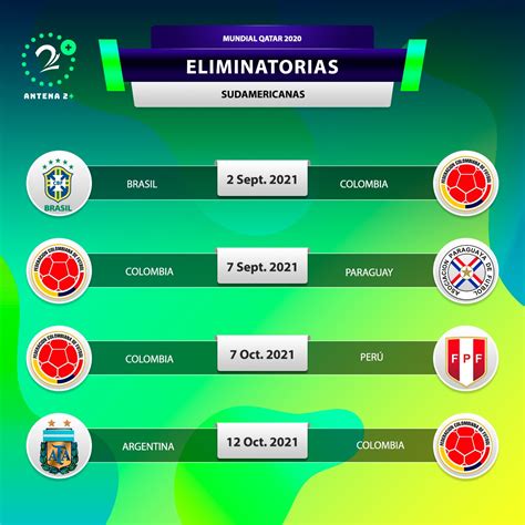 próximos partidos de colombia eliminatorias